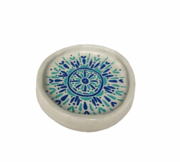 Blue Mandala Incense Holder